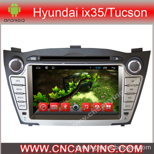 Car DVD Player for Pure Android 4.2.2 Car DVD Player with A9 CPU Capacitive Touch Screen GPS Bluetooth for Hyundai IX35/Tucson (AD-7004)